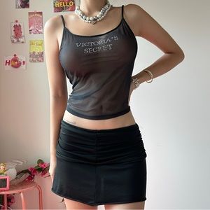 Sz_S | Victoria’s Secret | Victoria's Secret mesh rhinestone Camisole Top